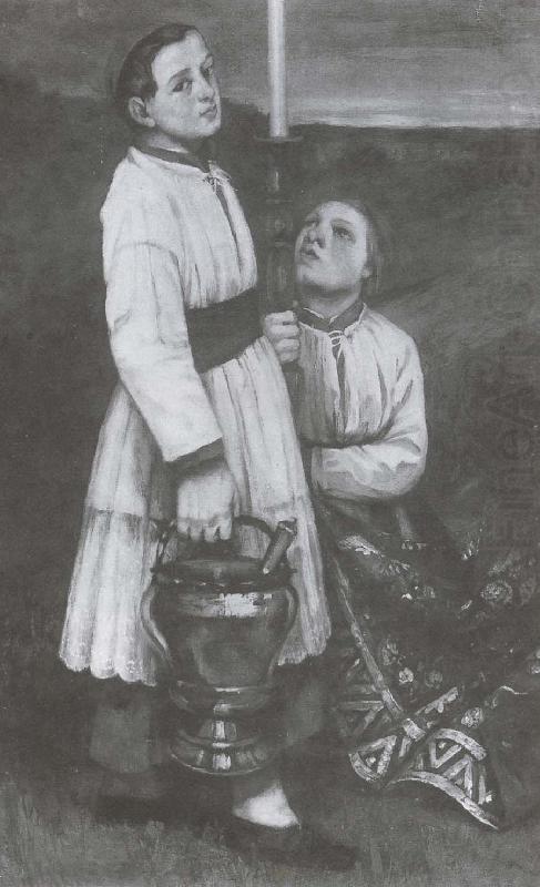 Children, Gustave Courbet
